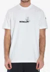 Moncler Genius Cartoon Logo T-shirt In White
