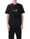Moncler Genius Moncler X Frgmt Hiroshi Fujiwara Black Cartoon Logo T-shirt In Black