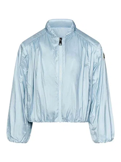 Moncler Genius Kids' Chazeron *icon Bomber Jacket For Girls In Blue