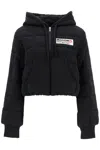 Moncler Genius Moncler X Palm Angels Zip-up Down Jacket In Black