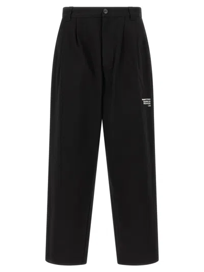 Moncler Genius Cotton Gabardine Trousers In Black