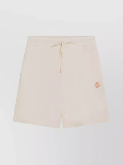MONCLER GENIUS COTTON SHORTS WITH ELASTIC WAISTBAND AND BACK POCKET