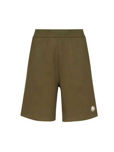 MONCLER GENIUS COTTON SHORTS WITH LOGO