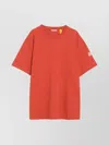 Moncler Genius Crew Neck Graphic Print Short Sleeves T-shirt In Red