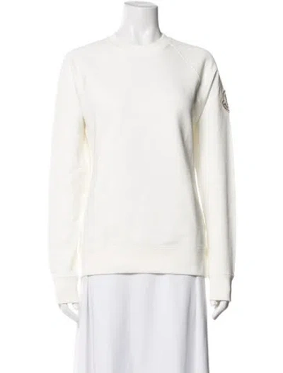 Pre-owned Moncler Genius Crew Neck Long Sleeve Sweatshirt In Neutrals