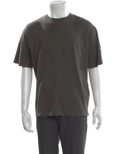 Pre-owned Moncler Genius Crew Neck Short Sleeve T-shirt In Gray