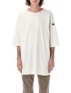 Moncler Genius Moncler + Rick Owens Crewneck Ss T In White