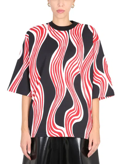 Moncler Genius Crossbar T-shirt In Multi