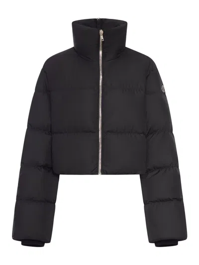 Moncler Genius High-neck Cropped Jacket In Black