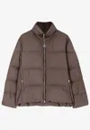 Moncler Genius Cyclopic Down Padded Jacket In Brown