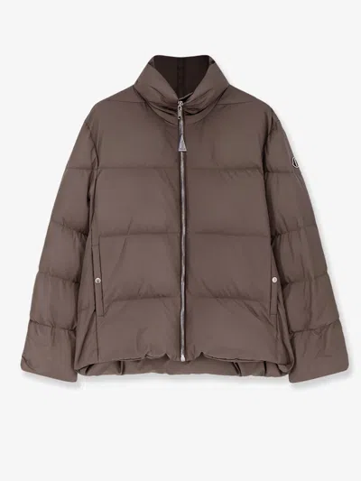 Moncler Genius Cyclopic Nylon Down Jacket In Brown