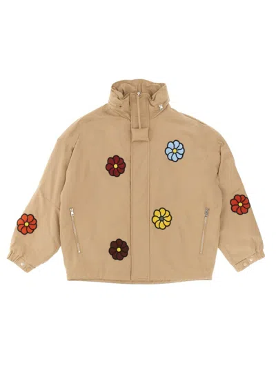 Moncler Genius Delamont Short Down Jacket 1  Jw Anderson In Brown
