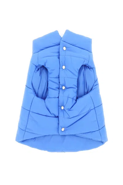 Moncler Genius Dog Down Vest In Blue