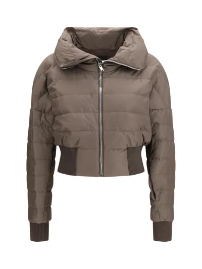Moncler Genius Down Jacket Moncler + Rick Owens In Brown