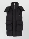 Moncler Genius Down Jacket Sleeveless Detachable Hood In Black