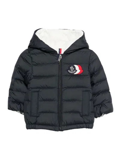 Moncler Genius Kids' Down Jacket With Hood In Blue