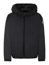 Moncler Genius Down Jacket With Logo Application In Black