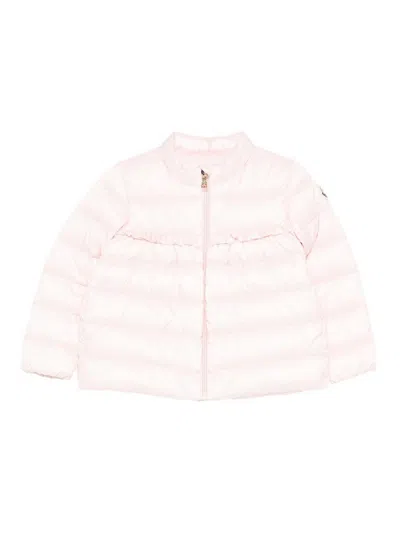 Moncler Genius Kids' Down Jacket With Ruffles In Nude