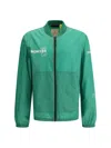 Moncler Genius Moncler X Fragment Hiroshi Fujiwara Ostria Bomber Jacket With Zip Closure In Green