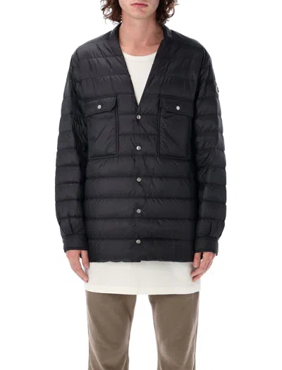 Moncler Genius Down Outershirt In Black