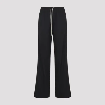 Moncler Genius Elastic-waist Pants With Logo-patch In Black