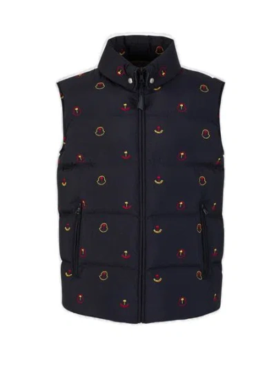 Moncler Genius Durable Canvas Henon Vest In Black