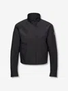 Moncler Genius Edward Enninful Long Coat In Black