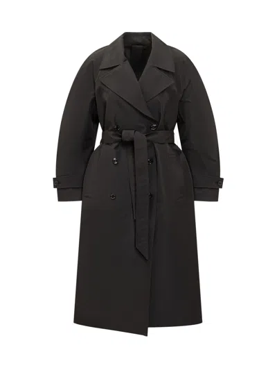 Moncler Genius Edward Enninful Trench Coat By Edward Enninful In Black