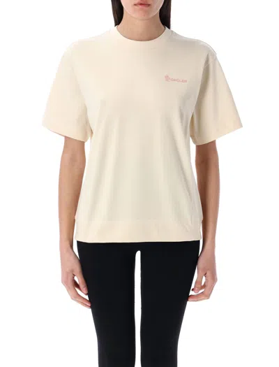 Moncler Genius Embossed Logo T-shirt In White