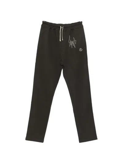 Moncler Genius Embroidered Track Pants In Black