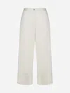 MONCLER GENIUS FLARED CROPPED JEANS