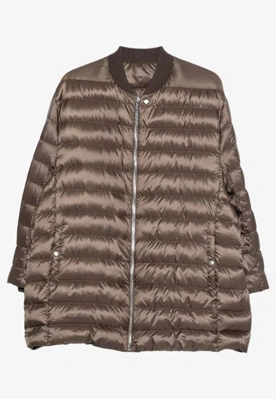 Moncler Genius Flight Lightweight Parka Jacket In Brown