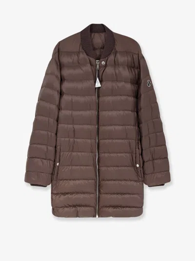 Moncler Genius Flight Parka Down Jacket In Brown