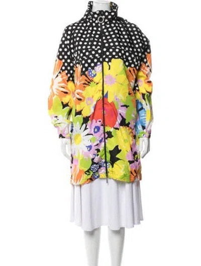 Pre-owned Moncler Genius Floral Print Down Coat In Multicolor