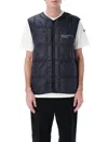 Moncler Genius Men's Vaile Packable Down Gilet In Navy