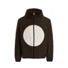 Moncler Genius Moncler X Craig Green Cort Logo Printed Hooded Jacket In Green