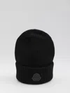Moncler Genius Moncler 4 Edward Enninful Ee72 Responsible Virgin Wool Hat In Black