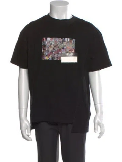 Pre-owned Moncler Genius Genius Graphic Print T-shirt In Black