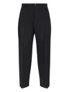 Moncler Genius Genius X Frgmt Logo Straight Trousers In Blue