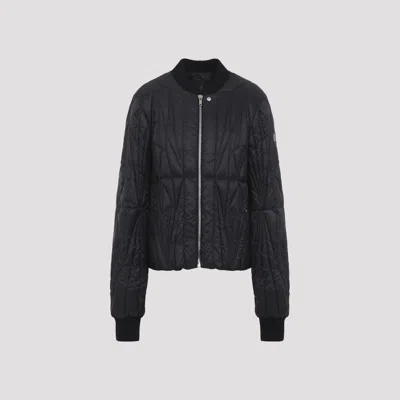Moncler Genius Geocamo Flight Quilted Bomber Jacket In Black