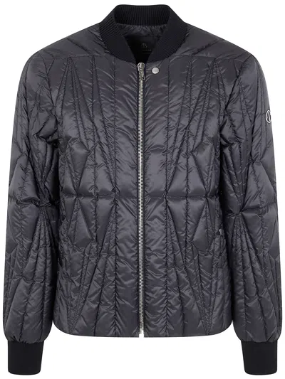 Moncler Genius "geocamo Flight" Jacket In Black