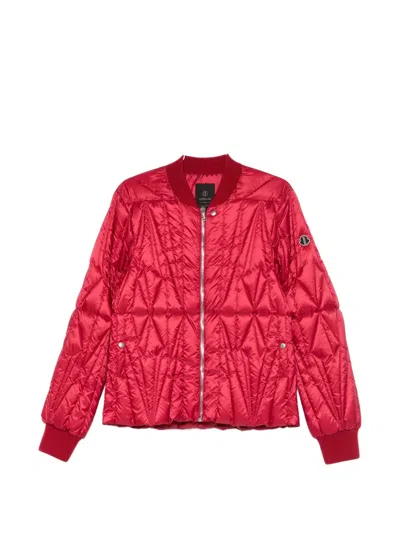 Moncler Genius Geocamo Flight Quilted Jacket In Pink