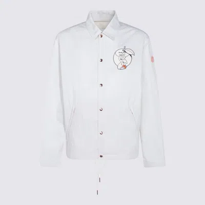 Moncler Genius Gilga Farm By Donald Glover Jackets Light And Natural In White