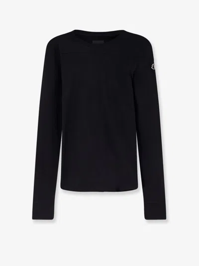 Moncler Genius Girder Cotton T-shirt In Black