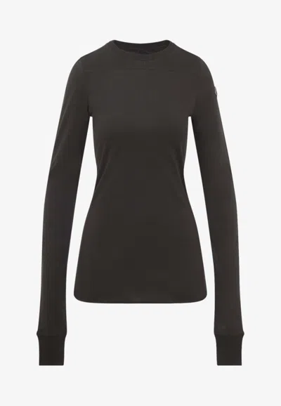 Moncler Genius Girder Long-sleeved Top In Brown