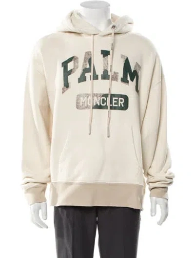 Pre-owned Moncler Genius Graphic Print Crew Neck Hoodie In Neutral