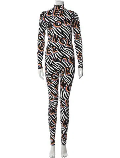 Pre-owned Moncler Genius Graphic Print Pant Set In Black