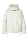 Moncler Genius Haissa 2-in-1 Moncler X Willow Smith Short Down Jacket In White