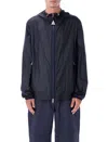 Moncler Genius Hamlin Hooded Windbraker In Black