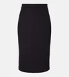 Moncler Genius High-rise Pencil Skirt In Black